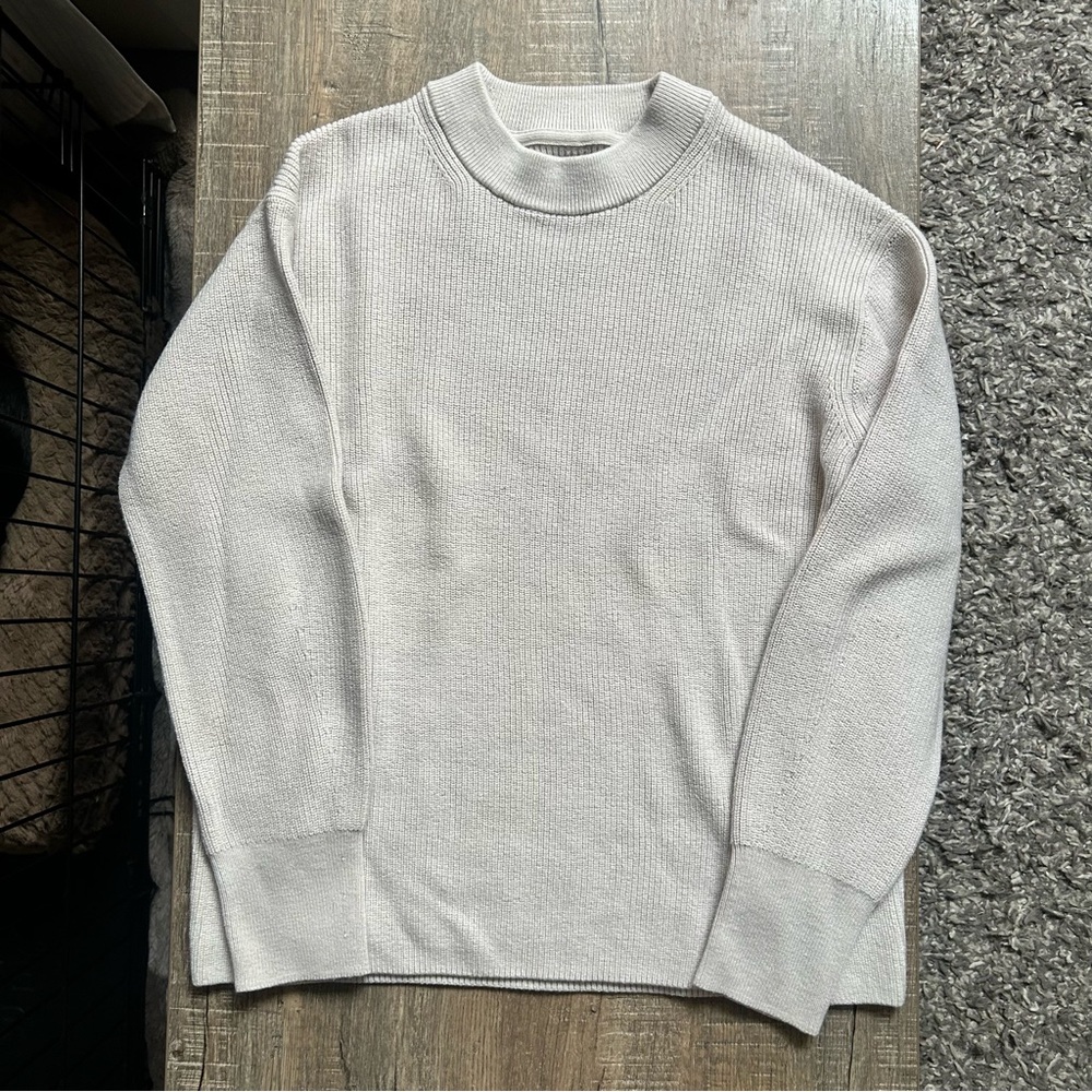 Lululemon Merino Wool-Blend Ribbed Turtleneck Sweater - Picture 2 of 8